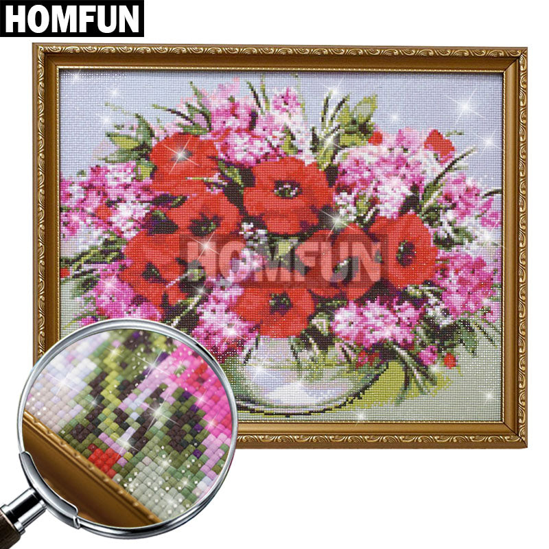 Homfun 5d Diy Diamond Painting! Private Custom! Photo Custom! Make - Executive-Skincare