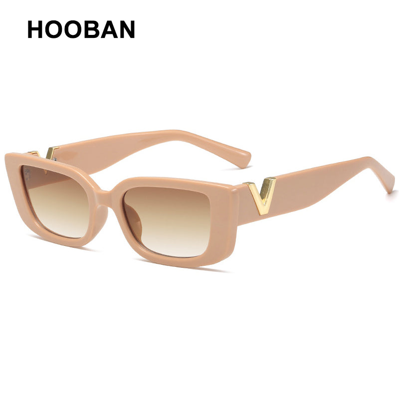 HOOBAN 2022 Fashion Cat Eye Sunglasses Luxury V Sun Glasses For Ladies - Executive-Skincare