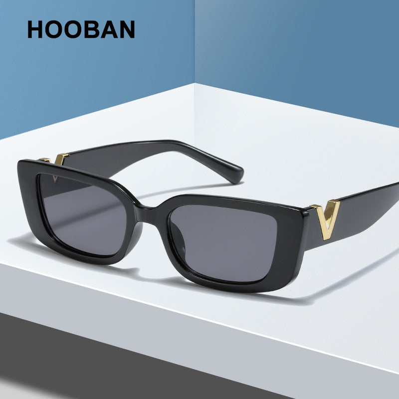 HOOBAN 2022 Fashion Cat Eye Sunglasses Luxury V Sun Glasses For Ladies - Executive-Skincare