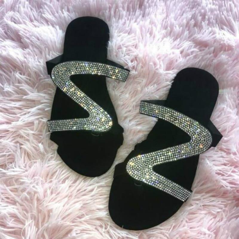 2021 Bling Bling Slides Women's Slippers for Summer Beach - Executive-Skincare