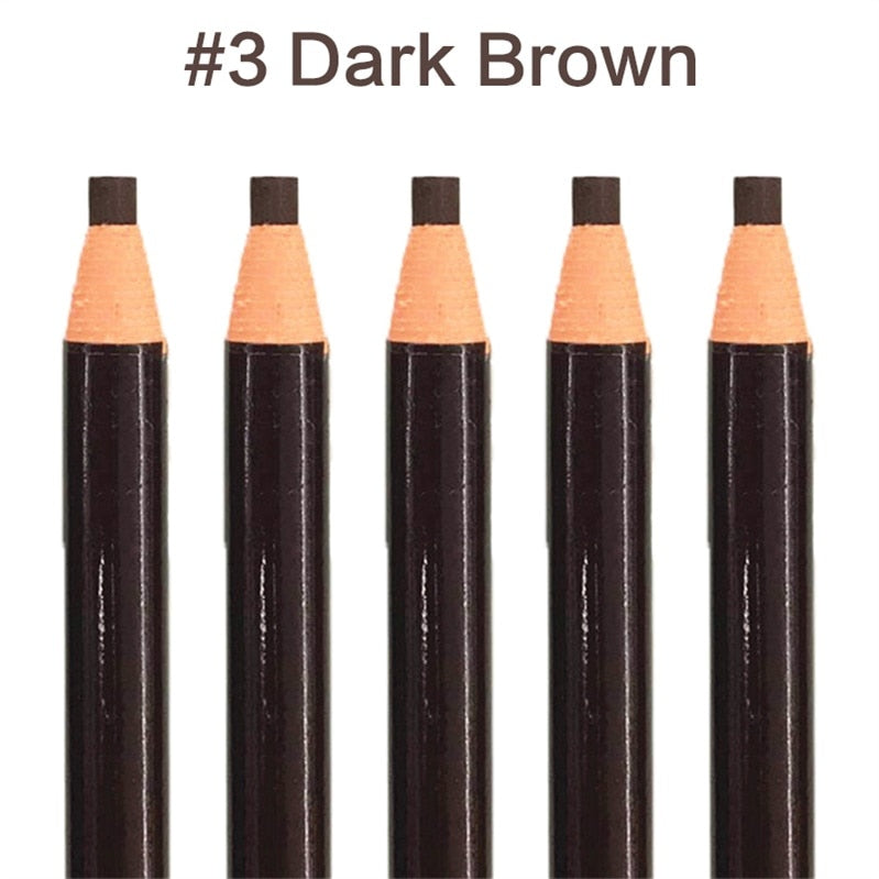 5pcs/Set Eyebrow Pencil Makeup Eyebrow Enhancers Cosmetic Art Waterproof Tint Stereo Types Coloured Beauty Tools Free Shipping - Executive-Skincare