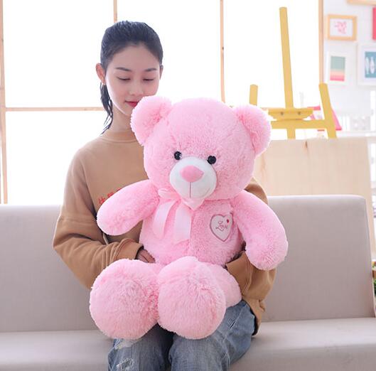 1pc 90/110cm Big baby cute Teddy bear Studded Plush toys lovely bear dolls Gifts for girls Children kids birthday Christmas gift - Executive-Skincare