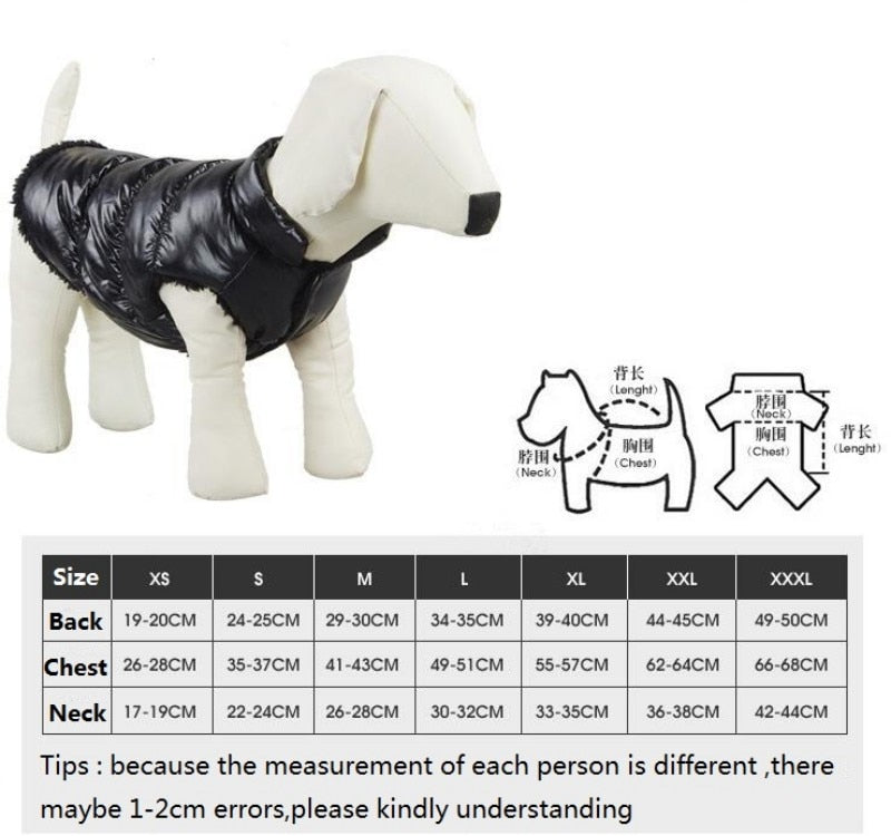 Warm Dog Clothes Winter Fleece Inside Bulldog Pet Vest Puppy Outfit Dog Jackets Windproof 8 Color Clothes for Medium Large Dogs - Executive-Skincare