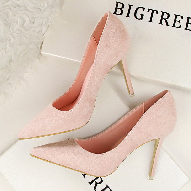 Women Pumps Fashion 9cm High Heels For Women Shoes Casual Pointed Toe Women Heels Chaussures Femme Stiletto Ladies  516-1 - Executive-Skincare