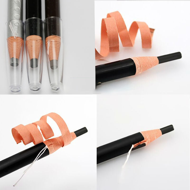 5pcs/Set Eyebrow Pencil Makeup Eyebrow Enhancers Cosmetic Art Waterproof Tint Stereo Types Coloured Beauty Tools Free Shipping - Executive-Skincare