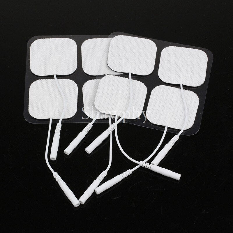 Self Adhesive Replacement Tens Electrode Pads Square 4*4/5*5 cm Muscle Stimulator Electric Digital Machine Massager - Executive-Skincare