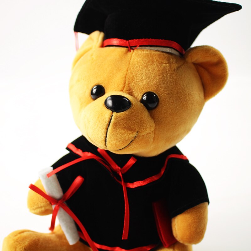 2styles Teddy Bear Doctor Graduation Lovely Cartoon Stuffed Teddy Bear Kids Birthday Gift Cute Bear Plush Toy 16cm - Executive-Skincare