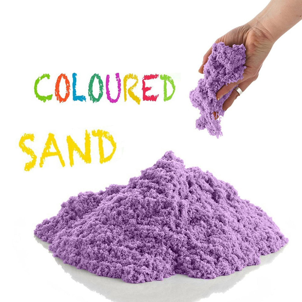 100g/bag Sand Slime Soft Clay Novelty Beach Toys Model Clay Dynamic Moving Magic Sand Toys for Children - Executive-Skincare