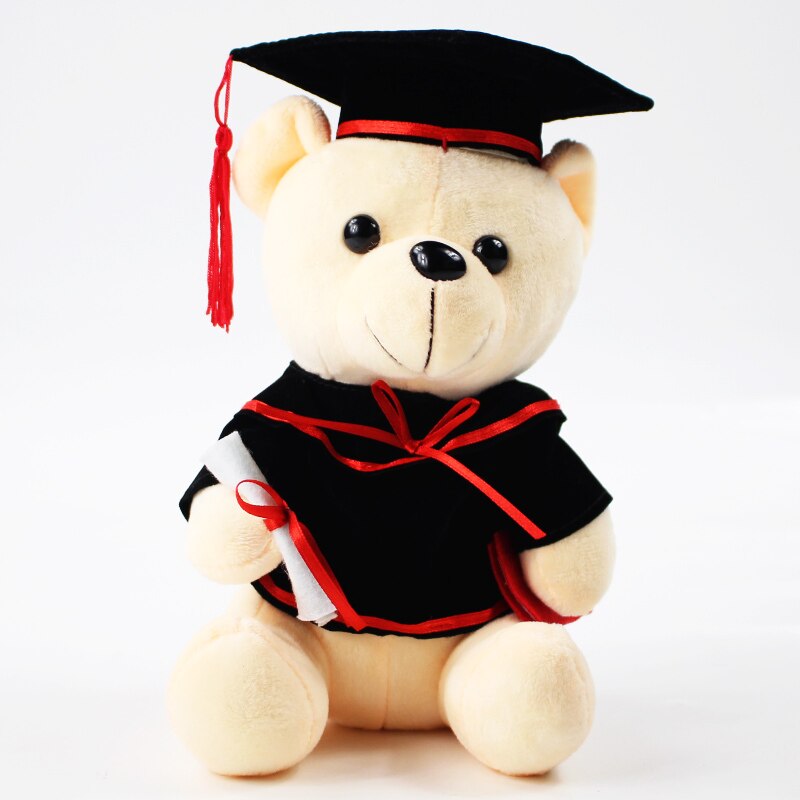 2styles Teddy Bear Doctor Graduation Lovely Cartoon Stuffed Teddy Bear Kids Birthday Gift Cute Bear Plush Toy 16cm - Executive-Skincare