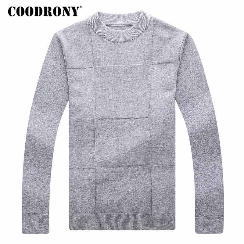 COODRONY Mens Sweaters 2020 Winter Christmas Sweater Men Pullover Men Cashmere Turtleneck Pull Homme Clothes Jersey Hombre H007 - Executive-Skincare