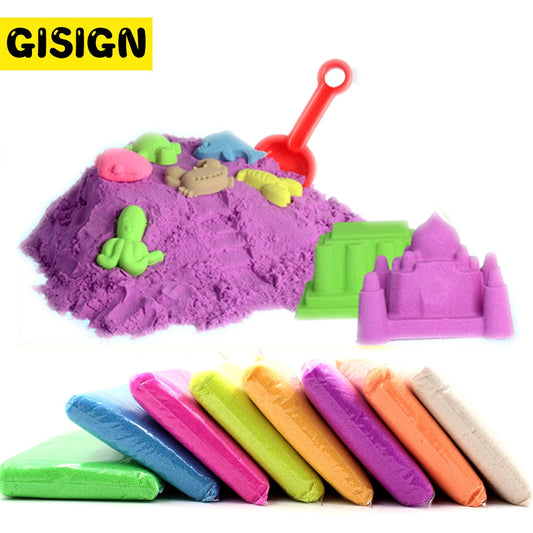 100g/bag Sand Slime Soft Clay Novelty Beach Toys Model Clay Dynamic Moving Magic Sand Toys for Children - Executive-Skincare