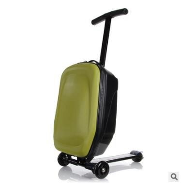 Skateboard Rolling Luggage 20 Inch Travel Luggage Case Scooter Case Cabin Luggage suitcase micro  scooter suitcase on wheels - Executive-Skincare