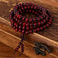 Trendy 8mm 108 Natural Wooden beads Tibetan Buddhist Meditation Bracelet For Men Women Bangles Jewelry - Executive-Skincare