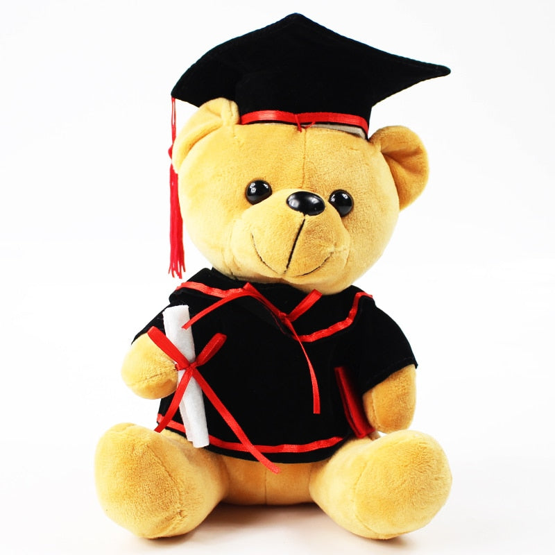 2styles Teddy Bear Doctor Graduation Lovely Cartoon Stuffed Teddy Bear Kids Birthday Gift Cute Bear Plush Toy 16cm - Executive-Skincare