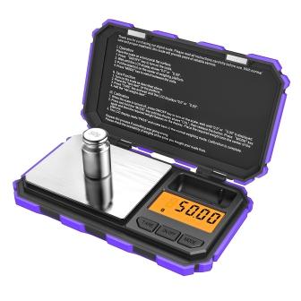 Digital Mini Scale 200g 0.01g Pocket Scale with 50g Calibration Weight Electronic Smart Scale for Food Tablets Jewelry - Executive Quality Store