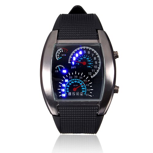 Fashion Men Stainless Steel Luxury Sport Analog Quartz LED Wrist Digital  Military Watch Top Luxury Electronics Watches - Executive-Skincare