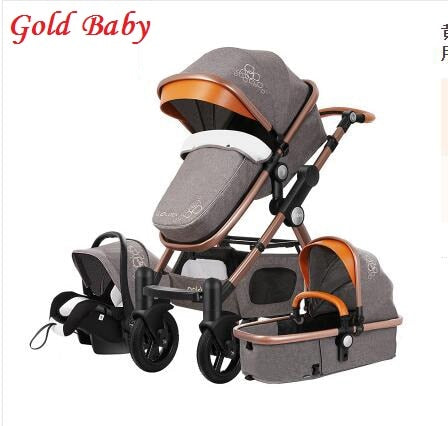 Fast and Free Shipping   Baby Stroller Higher Land-scape Baby Walker  3 in 1 Portable Stroller 2 in 1 Pram on 2020 - Executive-Skincare