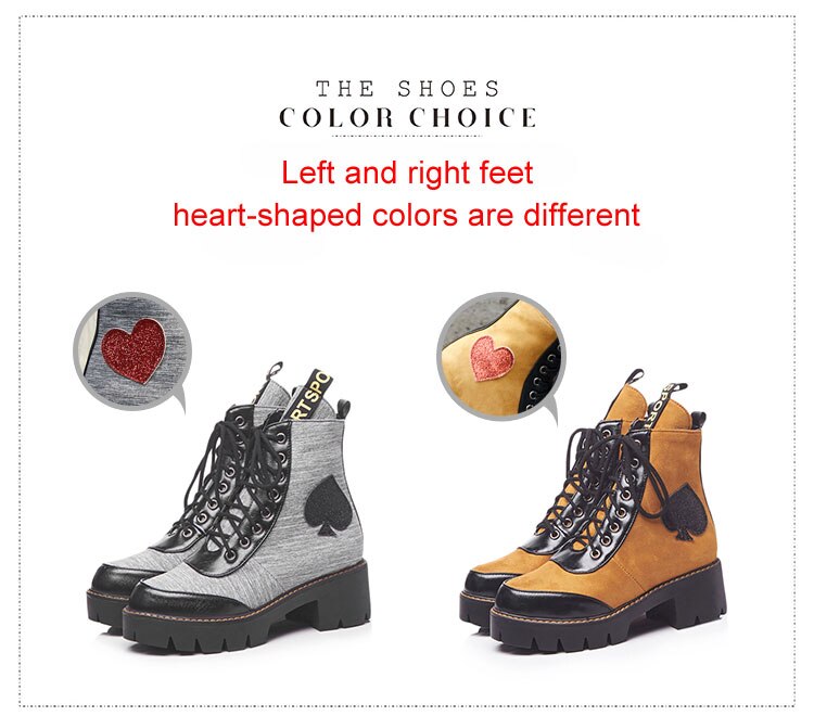 Fashion Motorcycle Boot Women Winter Shoes Ankle Boots Short Plush - Executive-Skincare