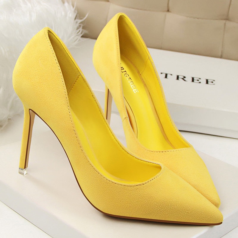 Women Pumps Fashion 9cm High Heels For Women Shoes Casual Pointed Toe Women Heels Chaussures Femme Stiletto Ladies  516-1 - Executive-Skincare