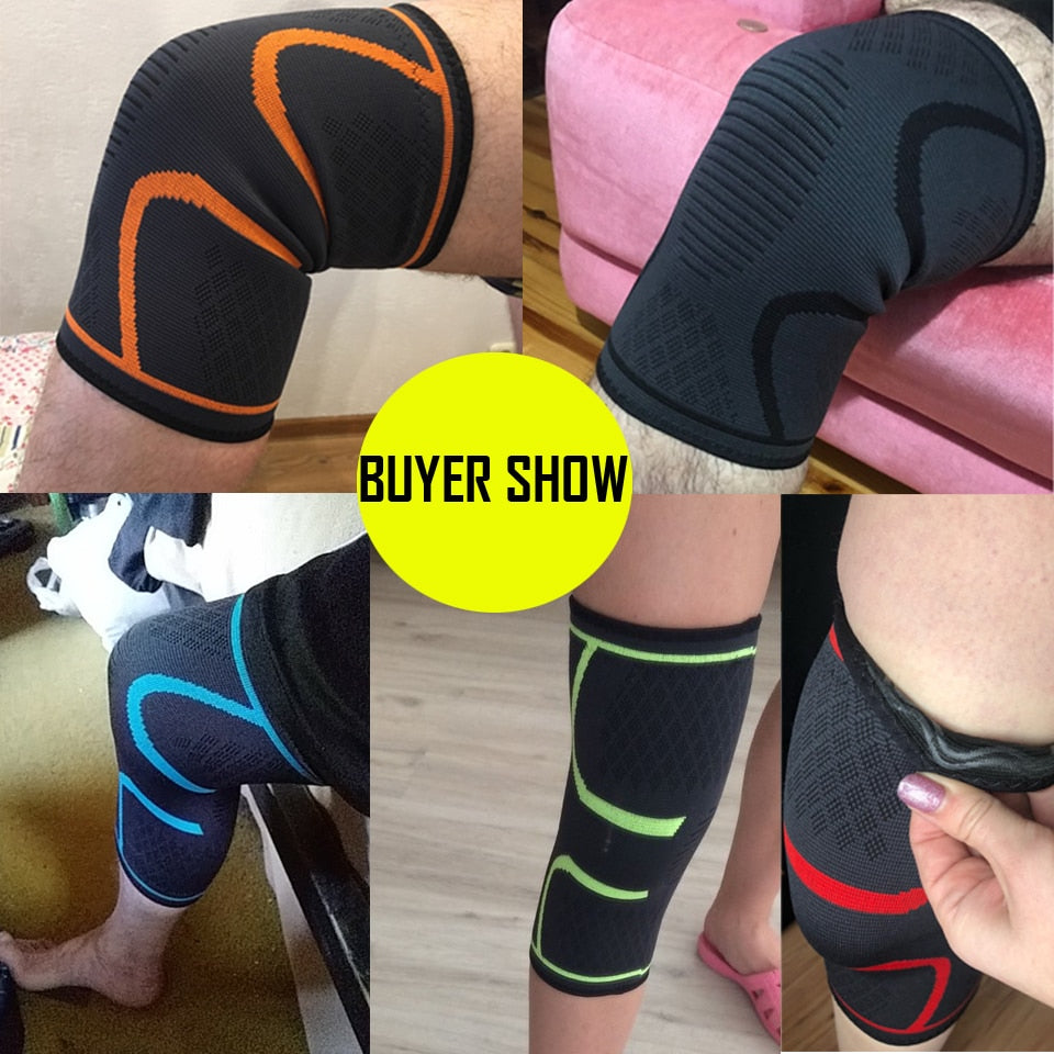 1PCS Fitness Running Cycling Knee Support Braces Elastic Nylon Sport Compression Knee Pad Sleeve for Basketball Volleyball - Executive-Skincare