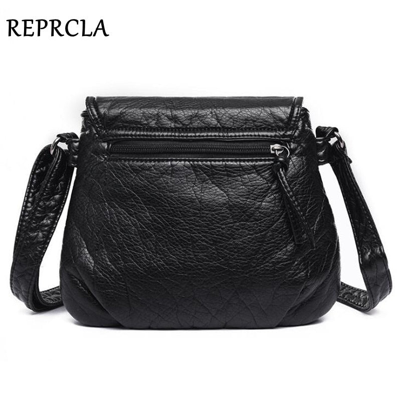 REPRCLA Brand Designer Women Messenger Bags Crossbody Soft PU Leather Shoulder Bag High Quality Fashion Women Bags Handbags - Executive-Skincare