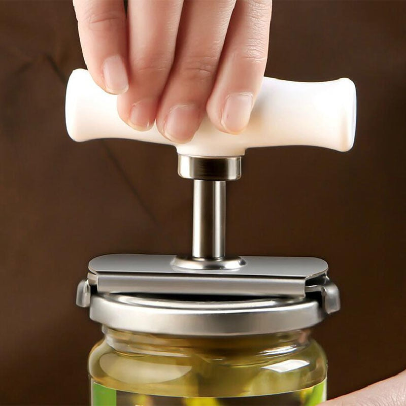 Multi Function Can Beer Bottle Opener All In Jar Can Beer Lid Twist Off Jar Stainless Steel Wine Spiral Opener Kitchen Gadget - Executive Quality Store