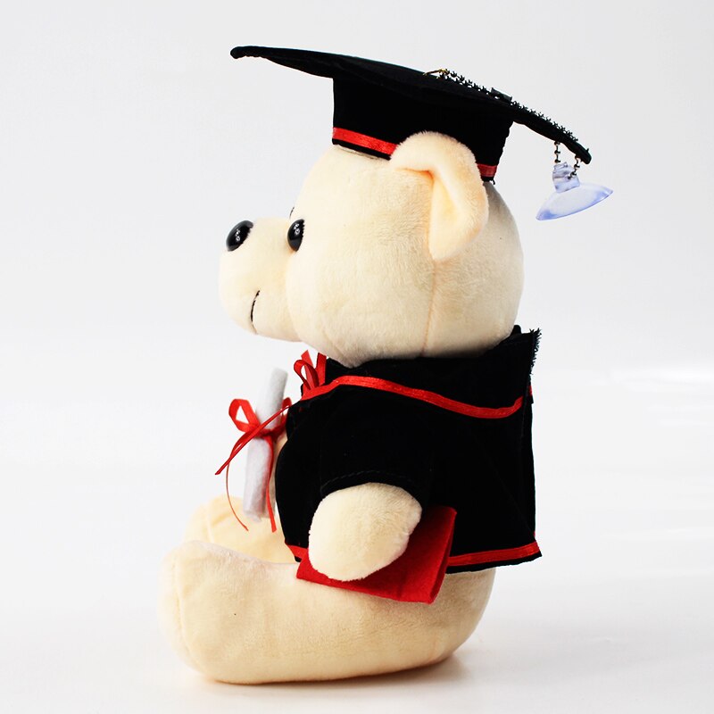 2styles Teddy Bear Doctor Graduation Lovely Cartoon Stuffed Teddy Bear Kids Birthday Gift Cute Bear Plush Toy 16cm - Executive-Skincare