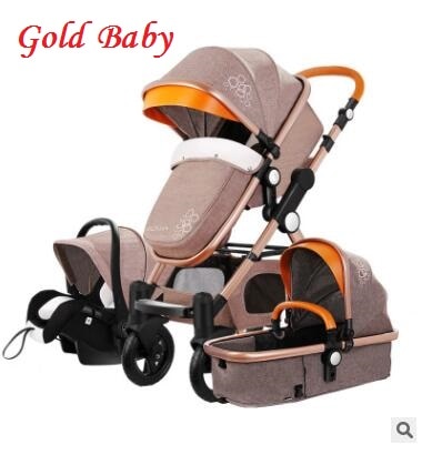 Fast and Free Shipping   Baby Stroller Higher Land-scape Baby Walker  3 in 1 Portable Stroller 2 in 1 Pram on 2020 - Executive-Skincare