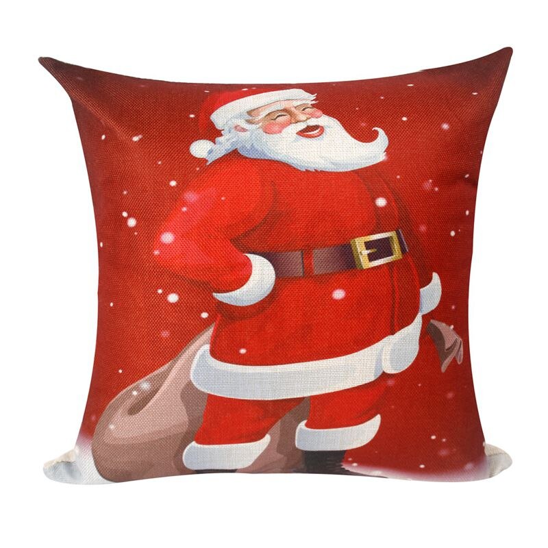 FENGRISE Merry Christmas Decoration For Home Santa Claus Reindeer Pillow Case Christmas 2022 Xmas Navidad Happy New Year 2023 - Executive-Skincare