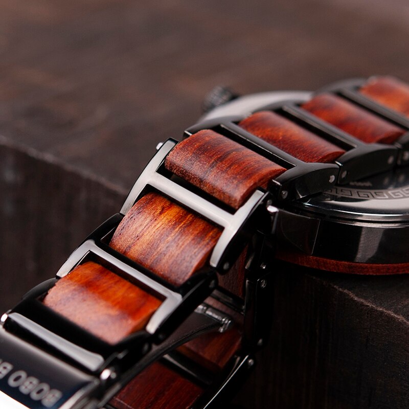 BOBO BIRD Wooden Lovers' Watches Set Top Brand Luxury Stylish Women Watch Men Great Gifts Relogio Masculino - Executive-Skincare