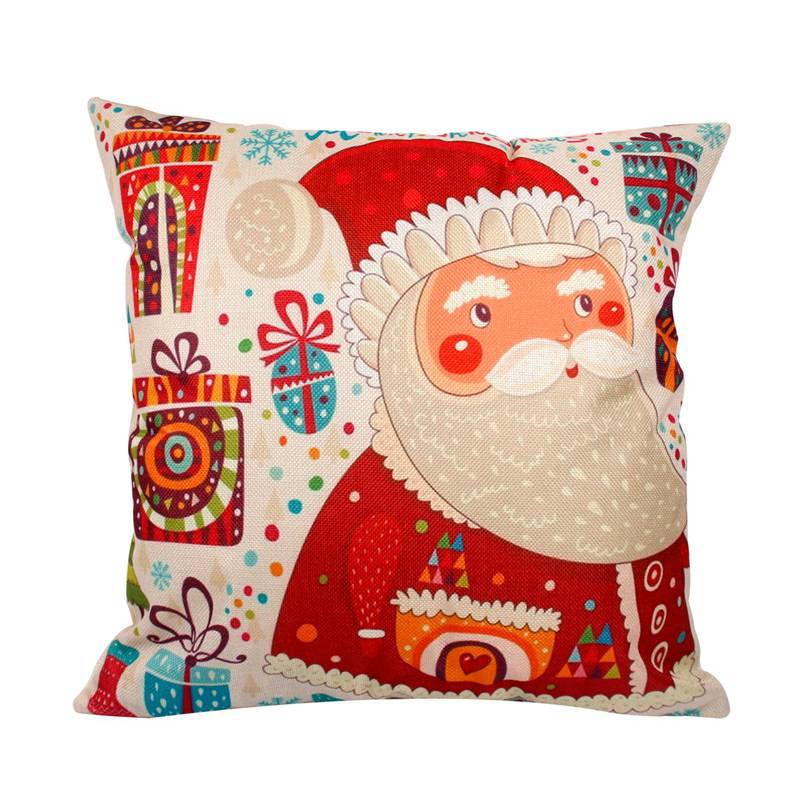 FENGRISE Merry Christmas Decoration For Home Santa Claus Reindeer Pillow Case Christmas 2022 Xmas Navidad Happy New Year 2023 - Executive-Skincare