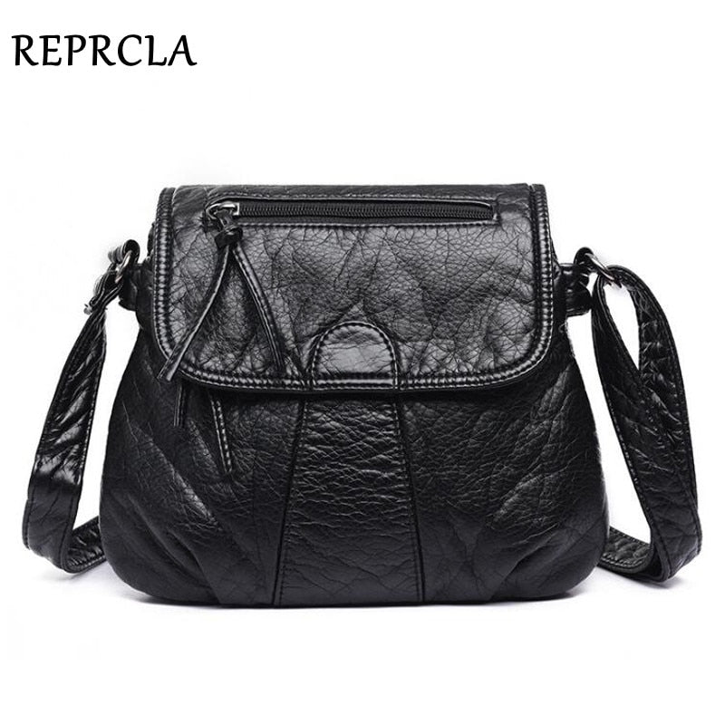 REPRCLA Brand Designer Women Messenger Bags Crossbody Soft PU Leather Shoulder Bag High Quality Fashion Women Bags Handbags - Executive-Skincare