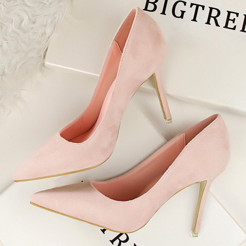 Women Pumps Fashion 9cm High Heels For Women Shoes Casual Pointed Toe Women Heels Chaussures Femme Stiletto Ladies  516-1 - Executive-Skincare