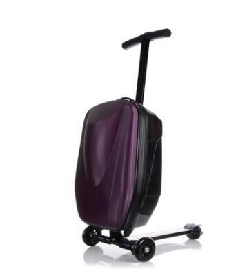 Skateboard Rolling Luggage 20 Inch Travel Luggage Case Scooter Case Cabin Luggage suitcase micro  scooter suitcase on wheels - Executive-Skincare