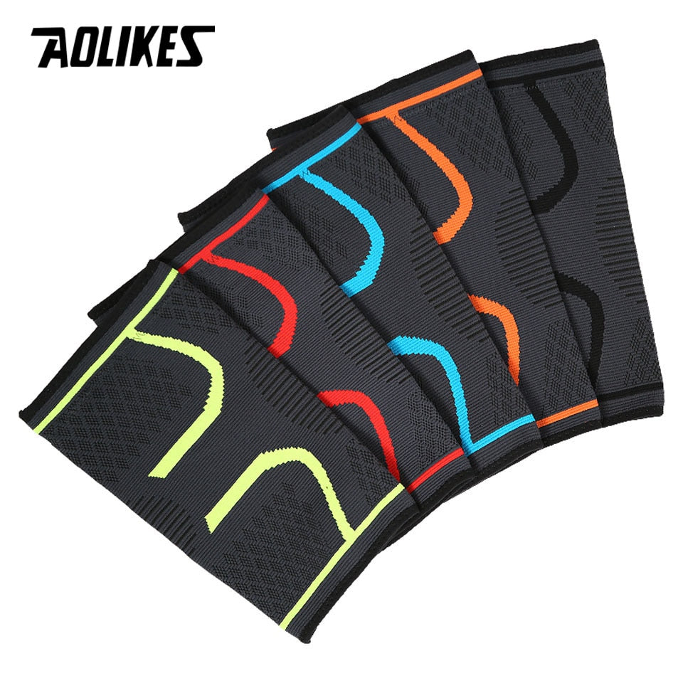 1PCS Fitness Running Cycling Knee Support Braces Elastic Nylon Sport Compression Knee Pad Sleeve for Basketball Volleyball - Executive-Skincare