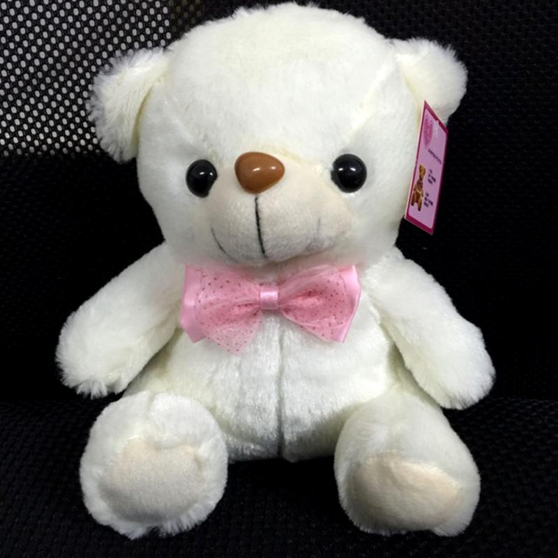 20cm New Arrival Colorful Glowing Teddy Bear Luminous Plush Toys LED Bear Stuffed Teddy Bear Lovely Gifts for Kids - Executive-Skincare