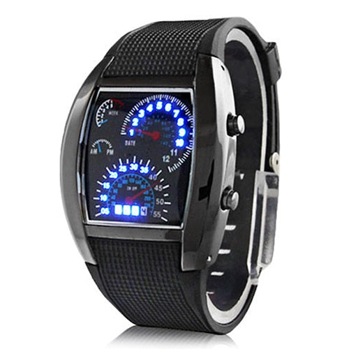 Fashion Men Stainless Steel Luxury Sport Analog Quartz LED Wrist Digital  Military Watch Top Luxury Electronics Watches - Executive-Skincare