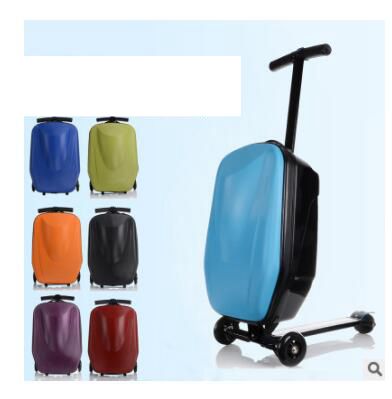 Skateboard Rolling Luggage 20 Inch Travel Luggage Case Scooter Case Cabin Luggage suitcase micro  scooter suitcase on wheels - Executive-Skincare