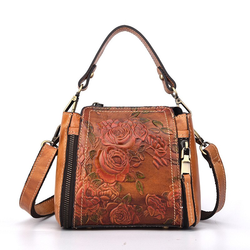 High Quality Natural Skin Luxury Ladies Cross Body Tote Purse Handbag Women Messenger Shoulder Top Handle Genuine Leather Bags - Executive-Skincare