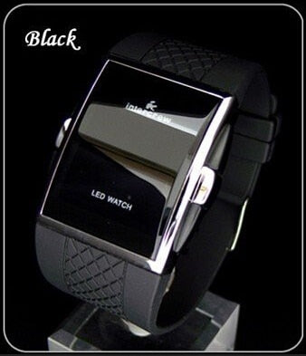 New Black Led Digital Military Watches Men Wristwatches Luxury Brand Curved Screen Fashion Sports Watches Male Electronic Clock - Executive-Skincare