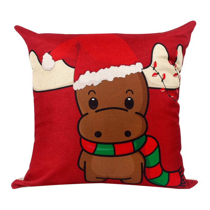 FENGRISE Merry Christmas Decoration For Home Santa Claus Reindeer Pillow Case Christmas 2022 Xmas Navidad Happy New Year 2023 - Executive-Skincare