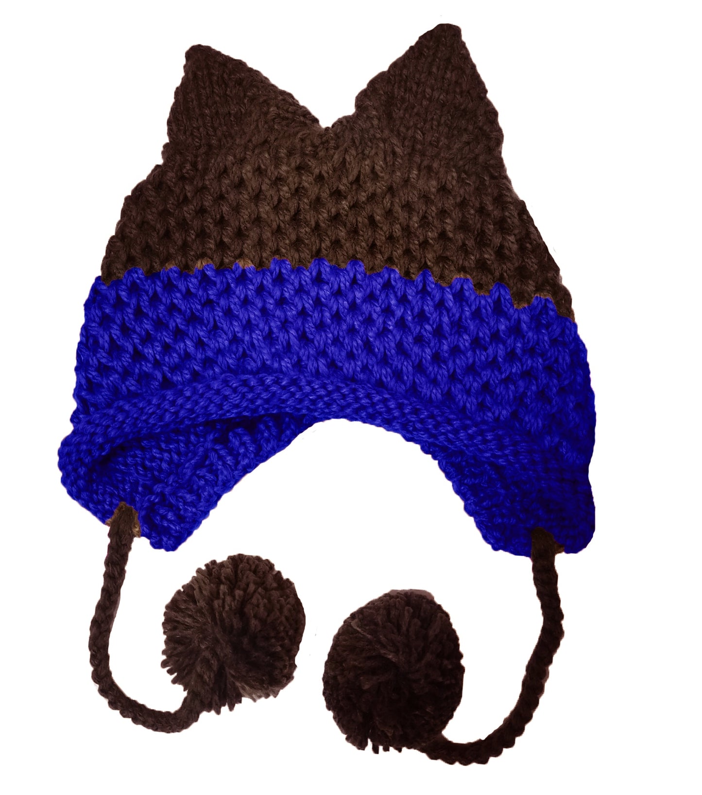 BomHCS Cute Fox Ears Beanie Winter Warm 100% Handmade Knit Hat - Executive-Skincare