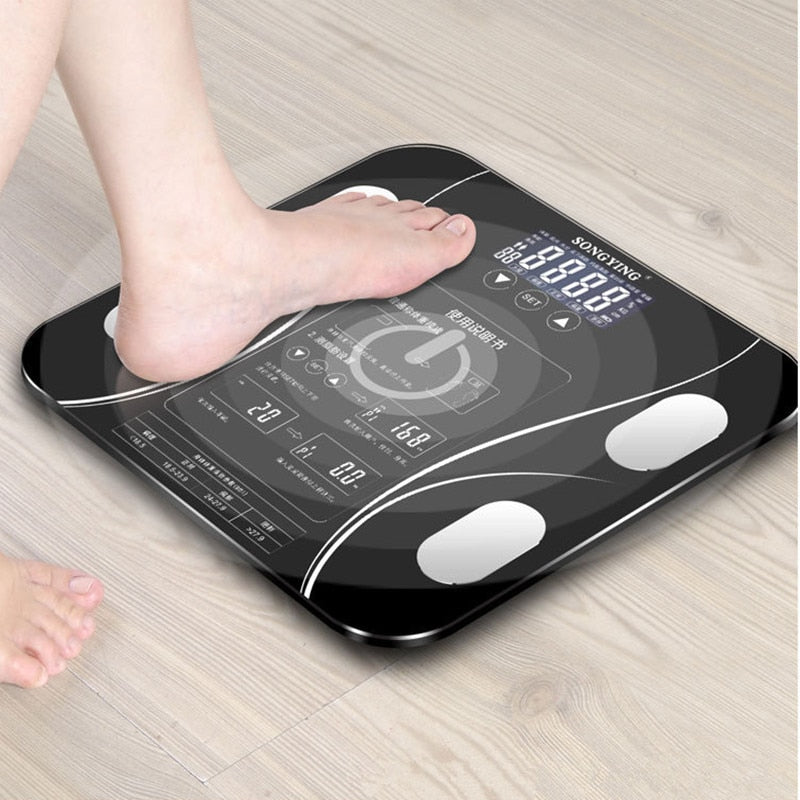 Body Weight Scale Bathroom Body Fat Bmi Scale Digital Scales LED display Body Index Electronic Smart Weighing Scales - Executive Quality Store