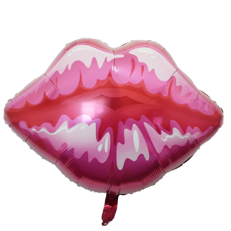 I Love You Kiss Me Lips Love Foil Balloon For Valentines Day Decoration Wedding Anniversary Inflatable Balloon Birthday Gifts - Executive-Skincare