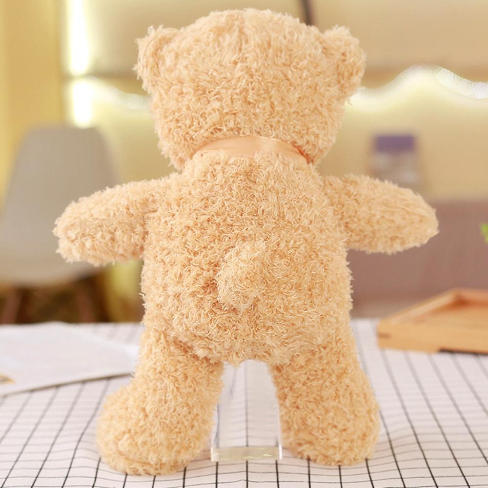 Lovely Cute Teddy Bear Dolls Creative Soft Chair Cushion Plush Toy Stuffed Animal Xmas Birthday Gift Accompany Baby Room Decor - Executive-Skincare