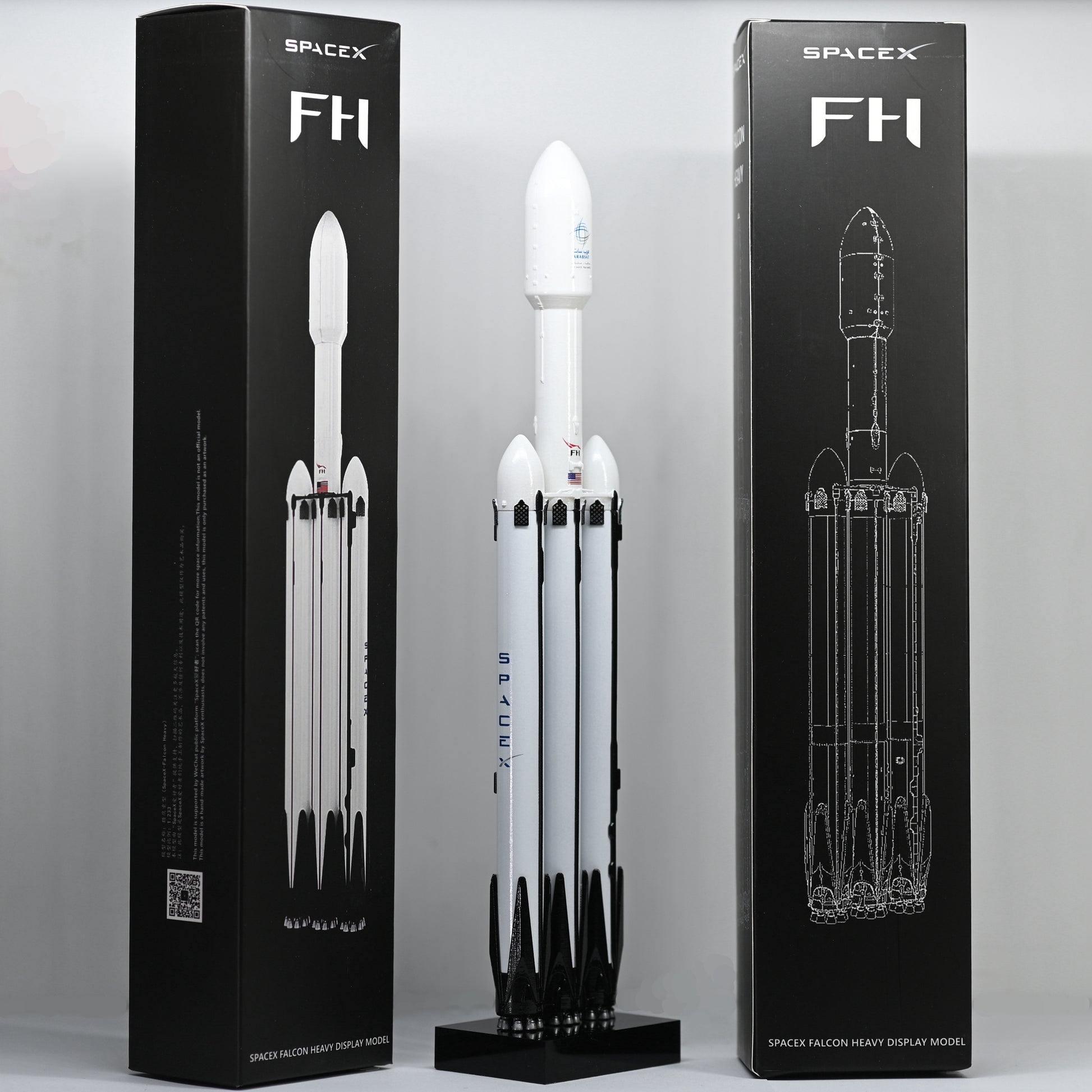 SpaceX Model Rocket Heavy Falcon Model Super Heavy Desktop Home Office Decoration Ornaments Dropshipping Men Gifts - Executive-Skincare