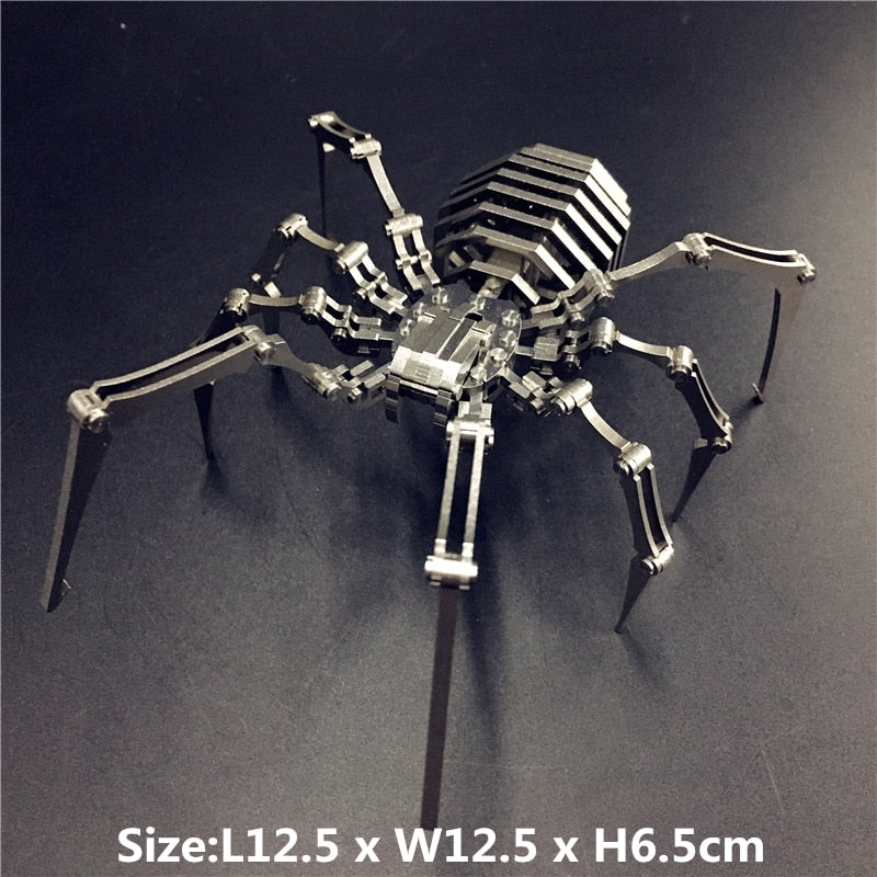 3D Metal Model Chinese Zodiac Dinosaurs western fire dragon  DIY Assembly models Toys Collection Desktop For Adult Children - Executive-Skincare