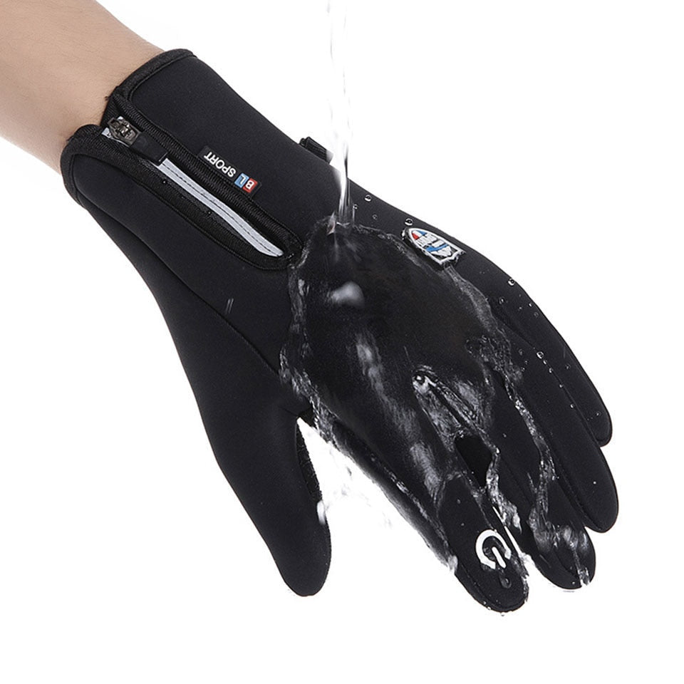 New Warm Winter Ice Fishing Gloves Waterproof Coating Windproof Breathable Full Finger Non-slip Carp Outdoor Fishing Apparel - Executive-Skincare