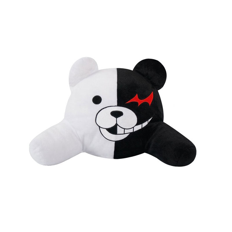 Dangan Ronpa Super Danganronpa 2 Monokuma Black &amp; White Bear Plush Toy Soft Stuffed Animal Dolls Birthday Gift for Children Kids - Executive-Skincare