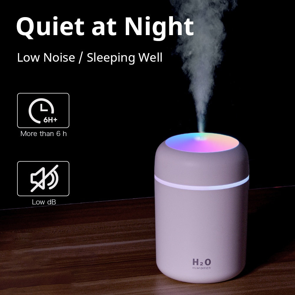 Humidifier Portable USB Ultrasonic Colorful Cup Aroma Diffuser  Air Humidifier Purifier - Executive Quality Store